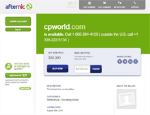 Tablet Screenshot of cpworld.com